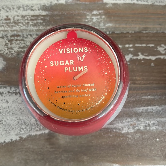 NWT Anthropologie bundle of  holiday festive candle blue and pink - Picture 2 of 5